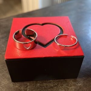 Brand new! Hearts Valley Jewelry Matching Ring Set